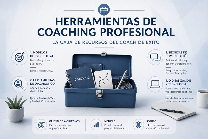 Herramientas de coaching profesional: La caja de recursos del coach de éxito